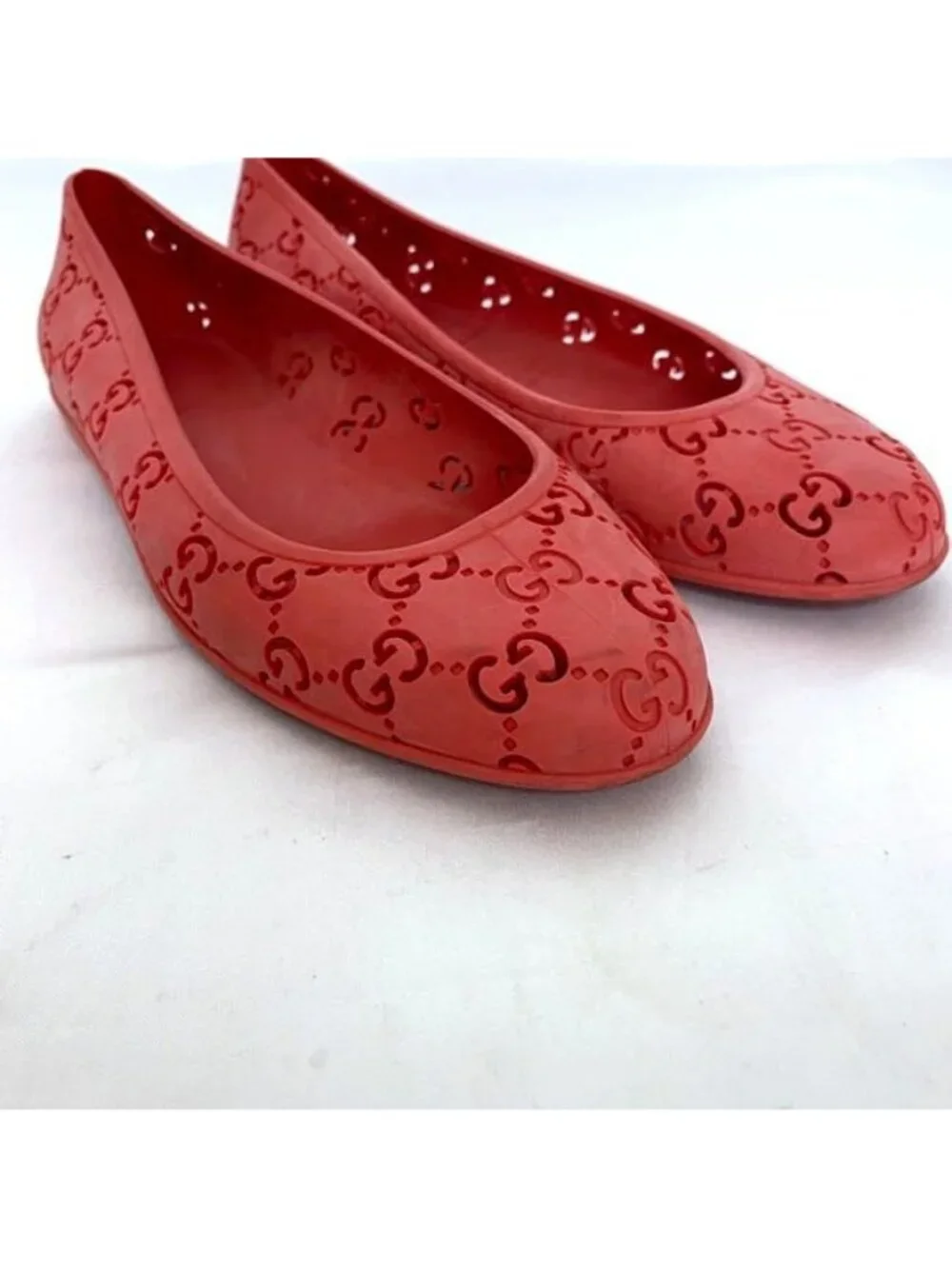 Gucci Shoes Red Orange Cima - Picture 5 of 10